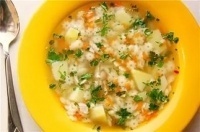 Суп овощной с макаронными изделиями