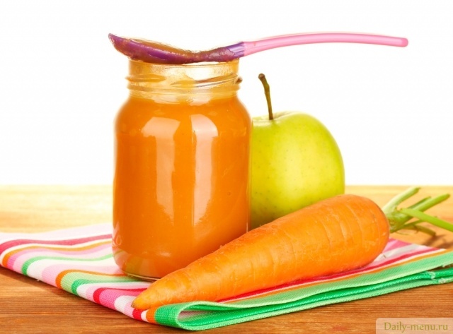 Яблочно-морковное пюре без сахара. Фото: shutterstock