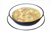 Кудрявый суп с фасолью