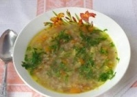 Гречневый постный суп