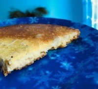 Сырный кето-пирог для яичного поста