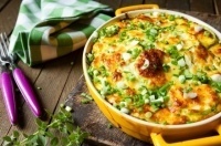 Запеканка с индейкой и овощами