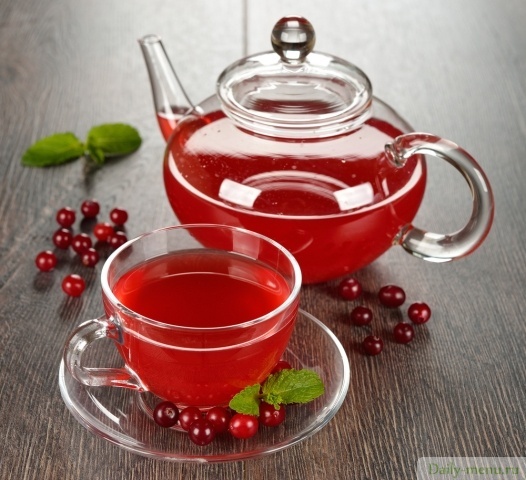 Имбирный чай с клюквой. Фото? Shutterstock Имбирный чай с клюквой