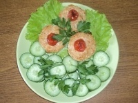 Маффины из курицы с капустой