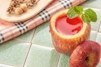 Оригинальный десерт «Яблочко с сюрпризом»