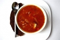 Суп томатный из морепродуктов