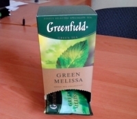 Зеленый чай с мелисой